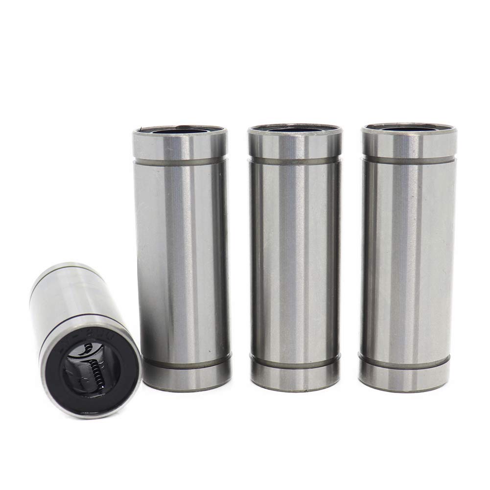 3D Printer CNC Parts Linear Bearings Set for JGAurora A5/A5S/A1/A3S LM12LUU Bearing Pack of 4PCS (LM12LUU(12x21x57))