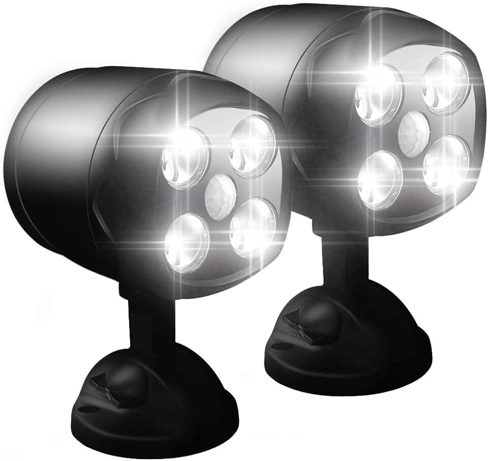 battery operated outdoor spotlights
