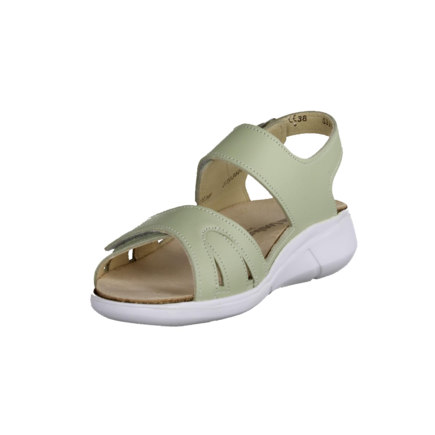 Finn Comfort Nadi Mint (Hellgrün) - Sandale mit loser Einlage - Marken, Grün, leder (feel)