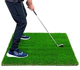 Golf Style ゴルフマット 45mm ラフ芝 ゴルフ 練習 マット 100×100cm アイアン ショット アプローチ 練習用 Rough Turf 人工芝 室内 屋外 ラフ 芝生 単品