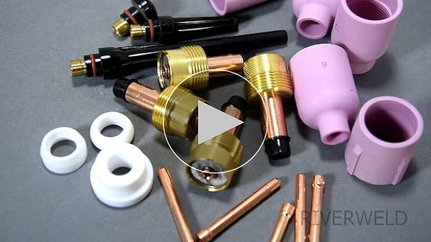 RIVERWELD TIG Gas Lens Collet Bodies 10N 45V Jumbo Large