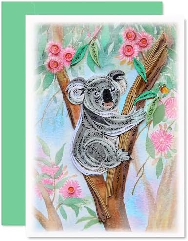 Old English Co. Koalaty Time Together Jubiläumskarte – Lustige Tier-Karte Für Ihn/sie, Innen Unbeschriftet