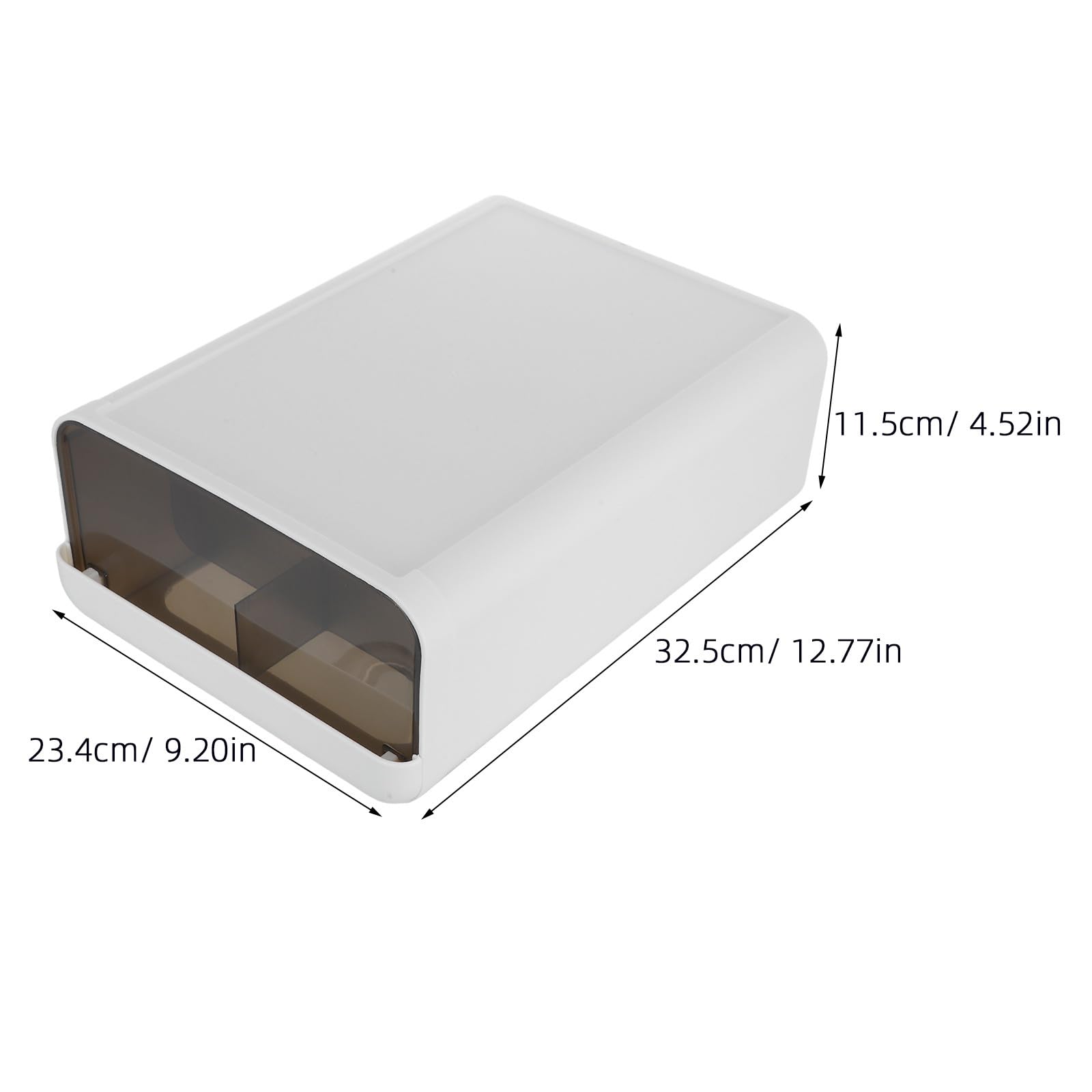 Beavorty Organizzatore per Cassetti 10 Scomparti in Plastica Contenitore per Biancheria Intima e Calzini Divisori Rigidi Salvaspazio per Armadio e Sottoletto per Camera da Letto e