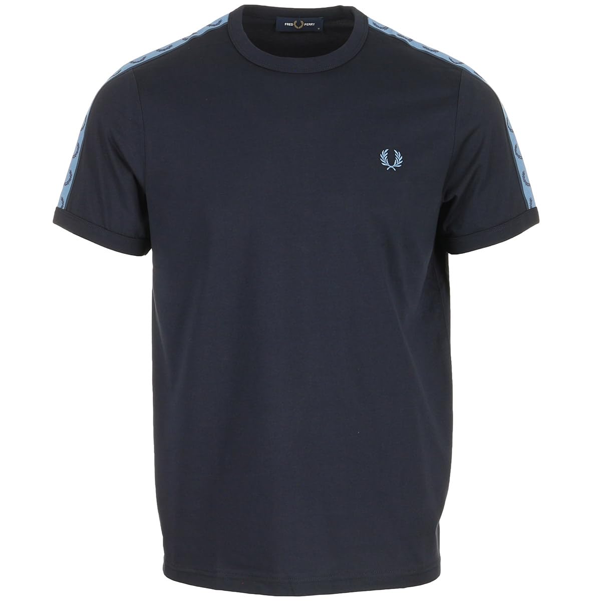 Fred Perry M4613 Camiseta Banda Hombre Azul Marino XL
