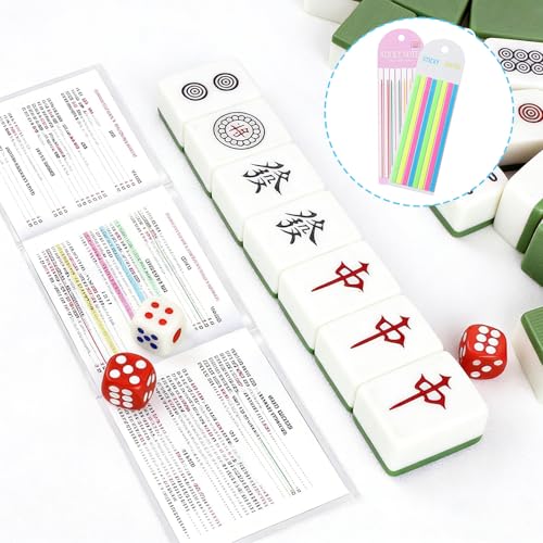 1600 PCS Mahjong Highlighter Strips Transparent Stickers miniatura 6