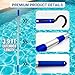 Hook for All Robotic Pool Cleaner with Swimming Pool Pole, Accessories Hook Customized for Pool Vacuum Robot Including Cordless,Above Ground and Underwater