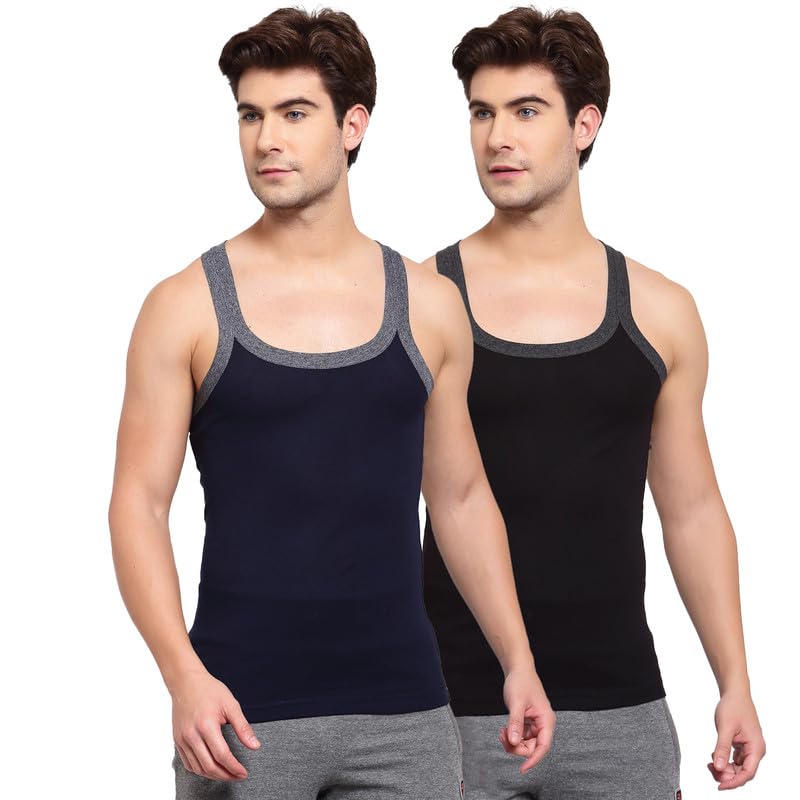 Mens Round Neck Solid Gym Vest Super Soft Cotton Combo Pack-image-44