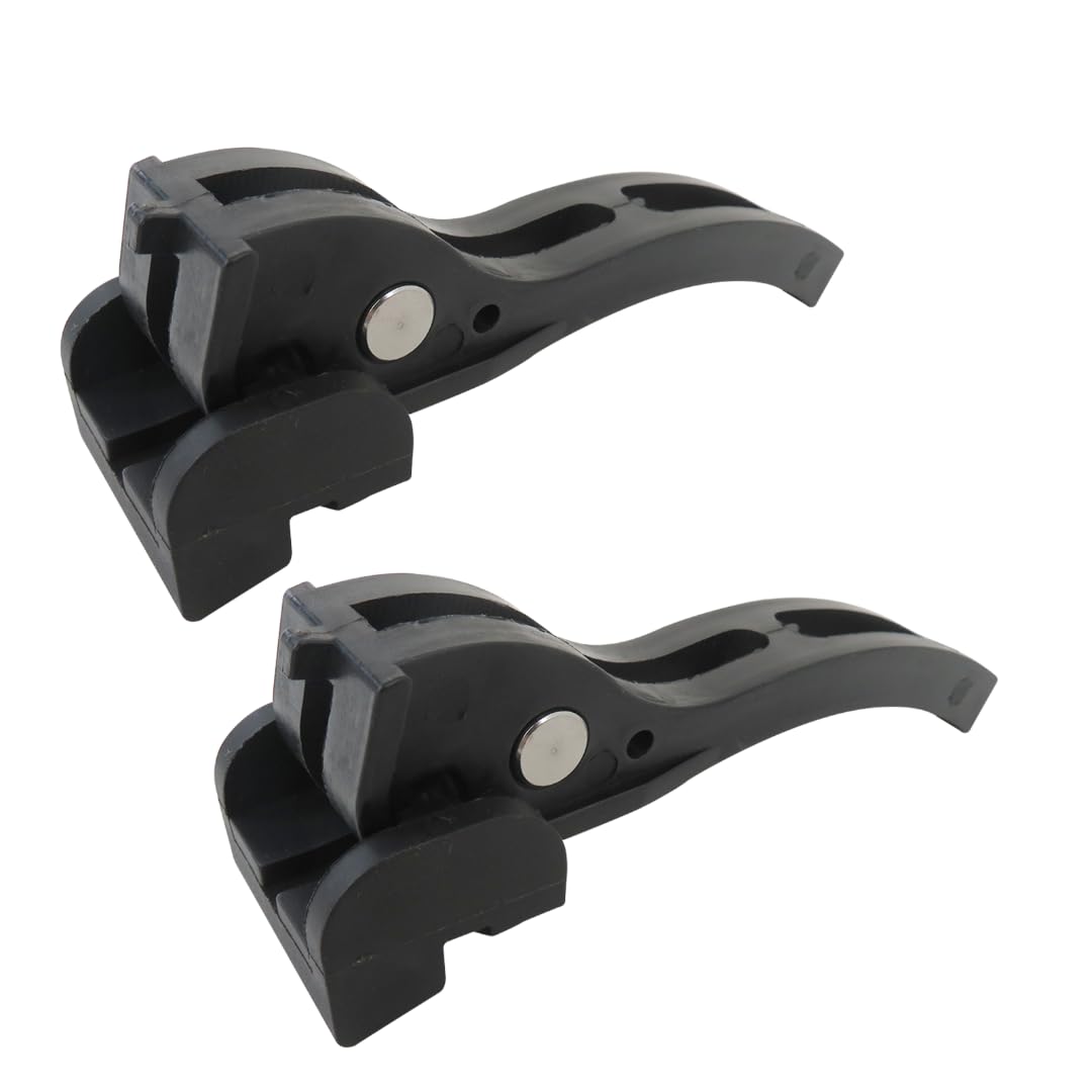 Universal Replacement Parts for Hard Folding Tonneau Cover Clams for Truck Bed, Rear Clamp Replacement (2 PCS, Black)