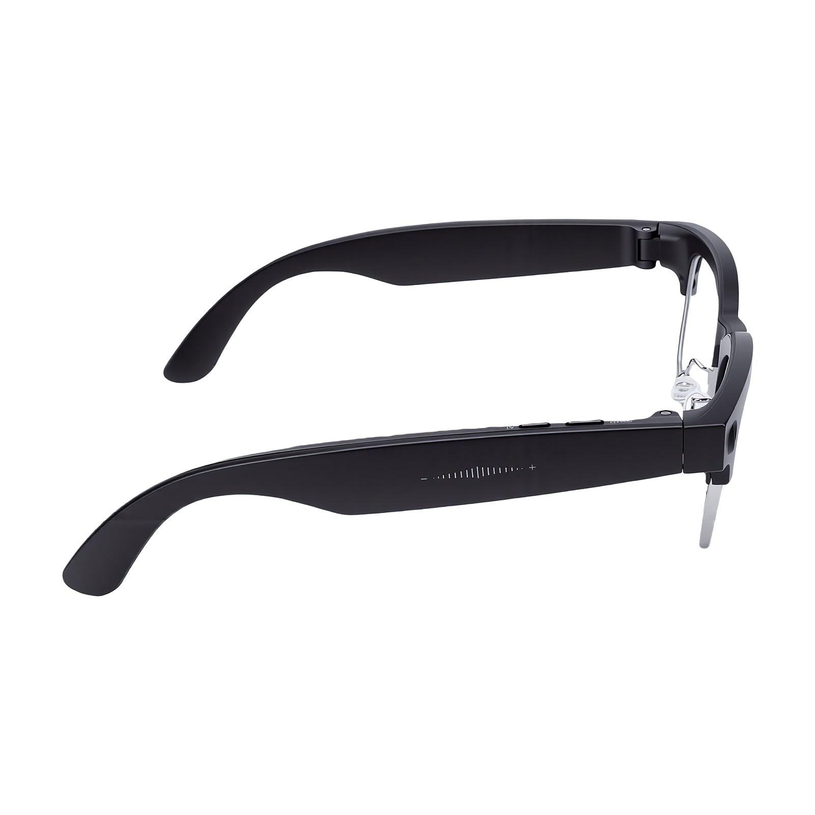 Sxhlseller Lunettes Intelligentes avec Caméra, Lunettes Audio Bluetooth avec Traduction IA, Caméra 8 MP Vidéo HD 1080P Contrôle Vocal, for Voyage Travail Communication Multilingue