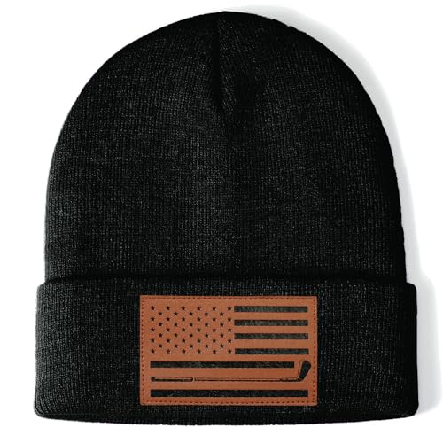 Golf Gifts For Dad Men American Flag Beanie
