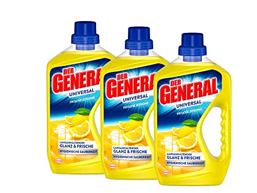 Preisvergleich Produktbild 3x"Der General" Allzweckreiniger Zitrone, 0,75 l