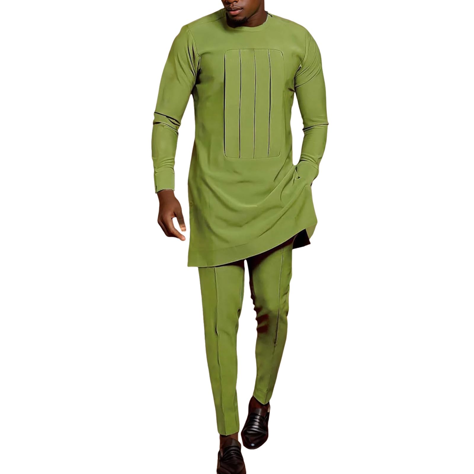 African Suits for Men with Gold Print and Trousers African Clothing Luxury Leisure Suit Cosy Two Piece African Ethnic Leisure Suit