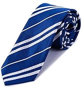 Halloween Cosplay Tie for Themed Party Costume Accessory Regular Length Classic Blue Necktie, Uni...