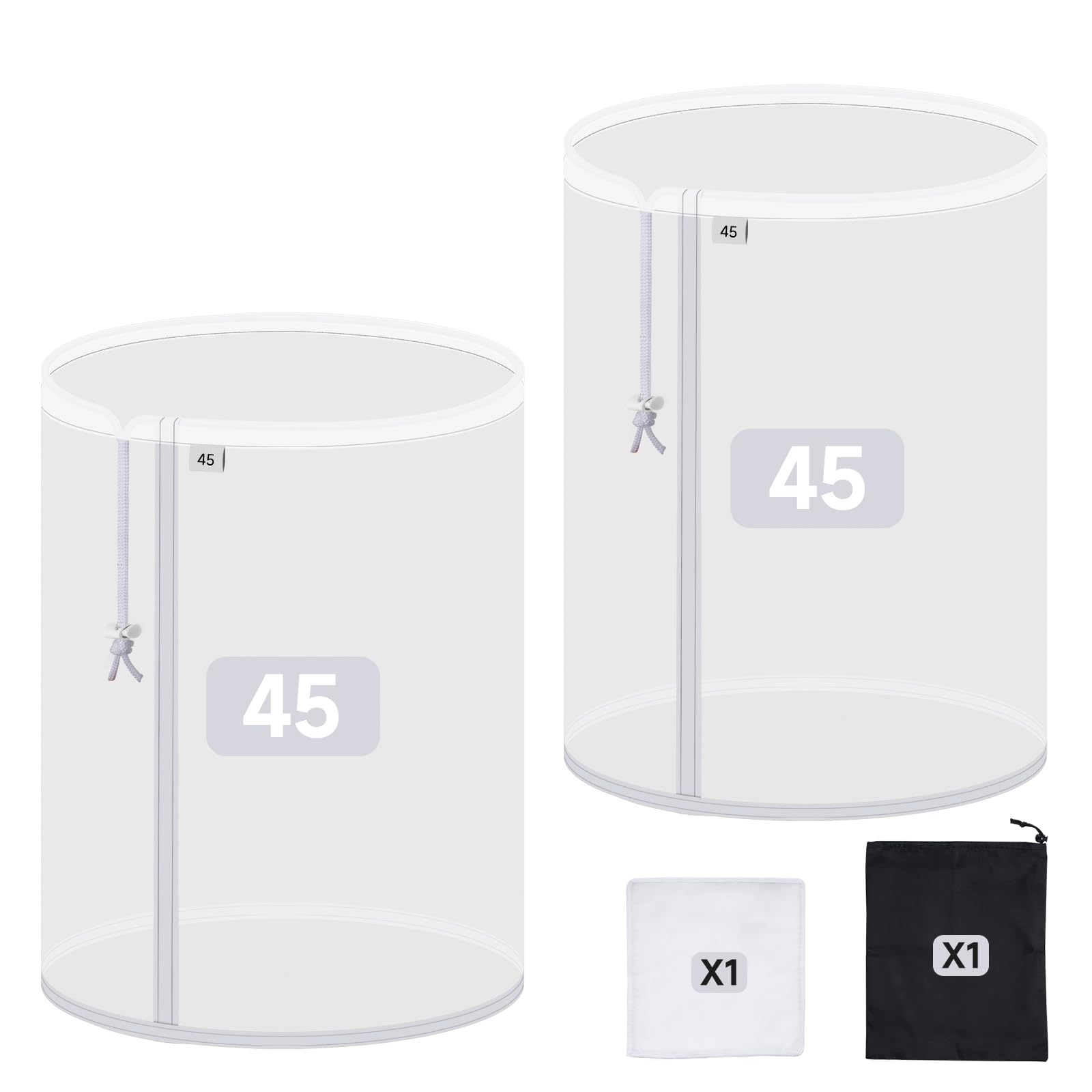Reusable 45 Micron Filter Bags - 2 Pack -1