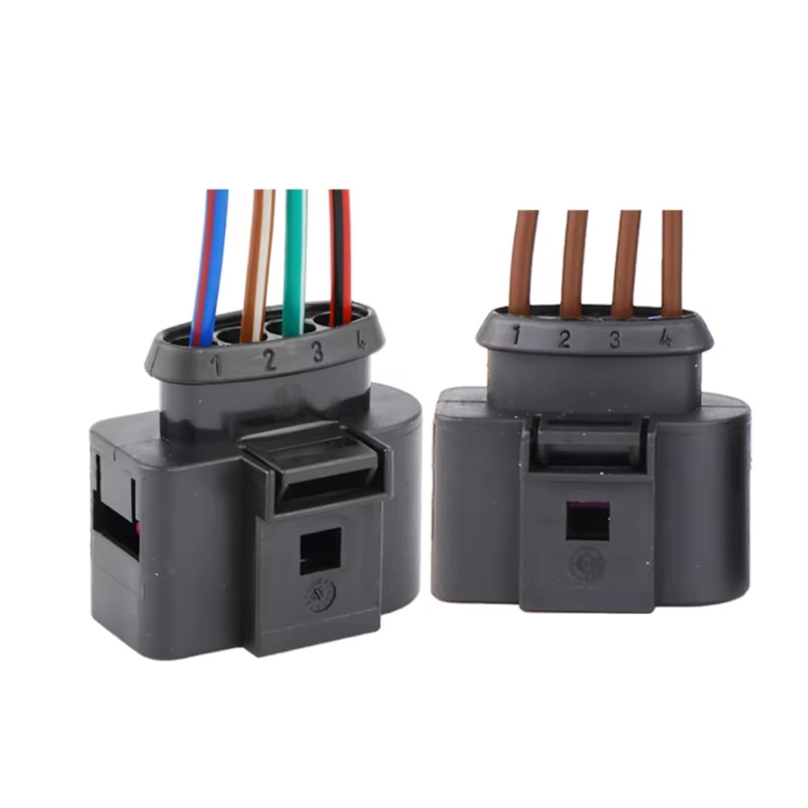 4x Spina Adatta A VW 1J0973724 Kit Riparazione Cavo 4 Poli 2