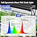 hygger New Mode 24/7 Timer LED Aquarium Light, Auto On Off Full Spectrum Fish Tank Light Fish Colorful/Sun/Nightlight/Wrgb Cycle Mode for Freshwater Plants Tank (for 39in~45in Long Tank)