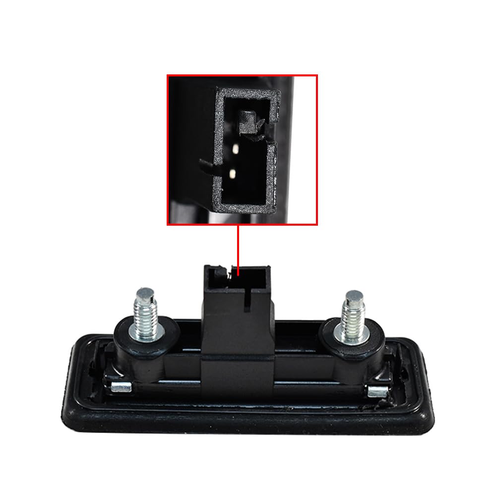 Compatible avec Skoda Fabia Roomster Poignée de Hayon Taster Heckklappe Schalter Griffleiste Öffner Türgriff poignée de porte de coffre arrière 5J0827566E
