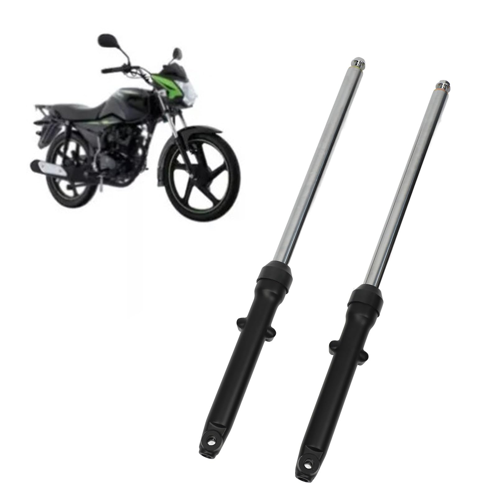 Naroote 2 szt. Amortyzator Motocyklowy ze Stali o Wysokiej Wytrzymałości Wygodna Wymiana Redukcji drgań Fit Ft150 Ts
