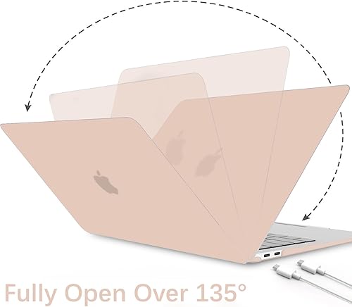Miniatura 71 de B BELK Funda compatible con MacBook Air de 13 pulgadas 2022 2021 2020 2019 2018 M1 A2337 A2179 A1932 Touch ID, carcasa rígida de plástico para Verde