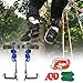 Climbing Gear Kit - Tree Climbing Spikes, Sturdy Climbing Spurs Set | Adjustable Tree Climbing Nail Set, Non Slip Double Claw Tree Climbing Tool, Big Crutch Wasp Foot Buckle for Climbers Tree