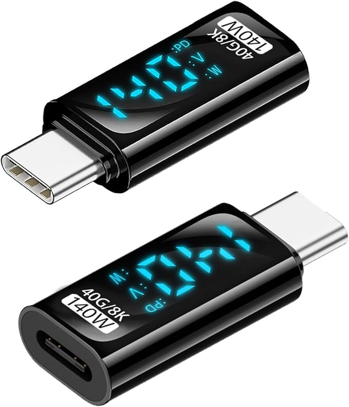 See full amazon price history chart for WeFly USB C LED Power Display Extender Adapter,140W Short Dock Cable Extension Type-C 8K@60Hz PD3.1,USB-C Male to Female Thunderbolt QC & 40Gbps Data Transfer for USB-C Devices WeFly USB C LED Power Display Extender Adapter,140W Short Dock Cable Extension Type-C 8K@60Hz PD3.1,USB-C Male to Female Thunderbolt QC & 40Gbps Data Transfer for USB-C Devices (B0DBZV8V98) Amazon Price History, Amazon Price Tracker
