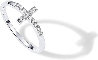 Sterling Silver Cross Rings For Women Picks collage image 3