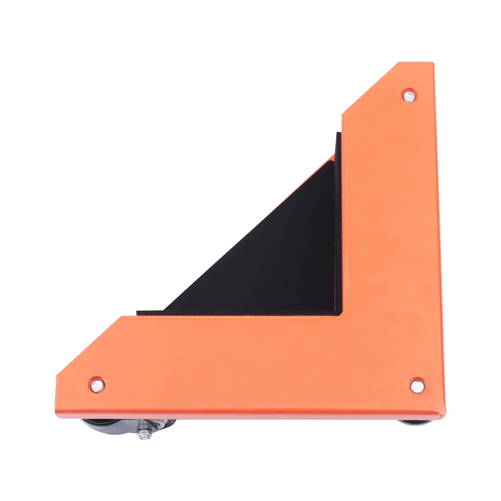 Set di 4 ruote per mobili, carichi pesanti, ruote per il trasporto di mobili, mobili e mobili, mobili da scrivania, angolo dolly, carico massimo 650 kg, a basso rumore