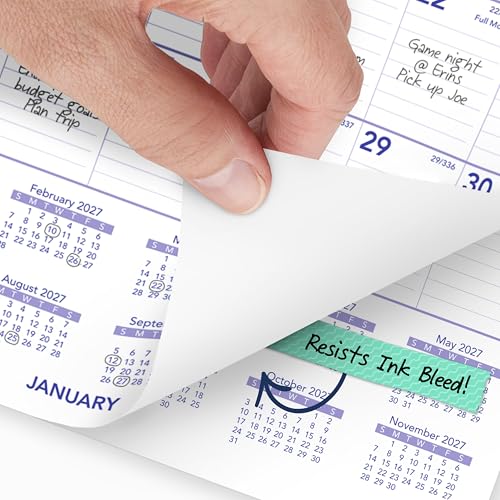 Image of AT-A-GLANCE 2027 Wall Calendar, Monthly, 8 inch x 11 inch Planner, Ruled Daily Blocks (PM12827)
