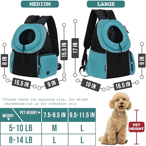 PetAmi-Dog-Front-Carrier-Backpack-Extra-Ventilated-Adjustable-Pet-Cat-Chest-Carrier-Backpack-Small-Dog-Carrier-for-Hiking-Camping-Travel-Medium-Dog-Puppy-Large-Cat-Carrying-Bag-Max-10-lb-Sea-Blue - Cucciolini Doodles   PetAmi-Dog-Front-Carrier-Backpack-Extra-Ventilated-Adjustable-Pet-Cat-Chest-Carrier-Backpack-Small-Dog-Carrier-for-Hiking-Camping-Travel-Medium-Dog-Puppy-Large-Cat-Carrying-Bag-Max-10-lb-Sea-Blue