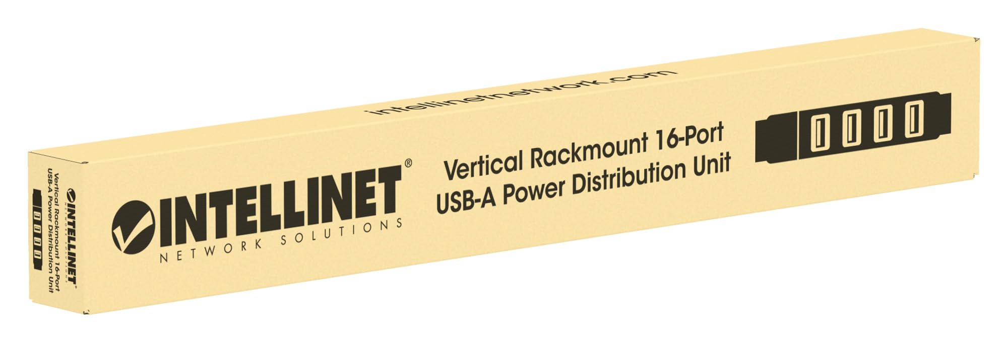 Intellinet 164498, 16-Portowy Rozdzielacz Zasilania USB-A, Czarny