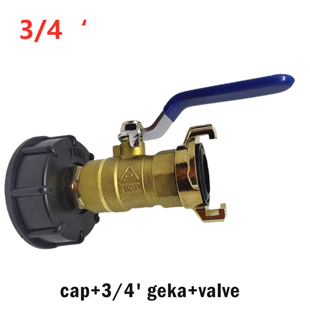 Adattatore IBC, connettore adattatore 3/4 di pollice S60x6 IG