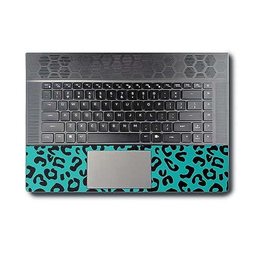 Image of MightySkins Skin Compatible with Alienware X16 R1 (2023) Full Wrap Kit - Teal Leopard | Protective, Durable, and Unique Vinyl Decal wrap Cover | Easy to Apply & Change Styles | Made in The USA
