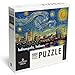 Lantern Press 1000 Piece Jigsaw Puzzle, Indianapolis, Indiana, Skyline, Starry Night