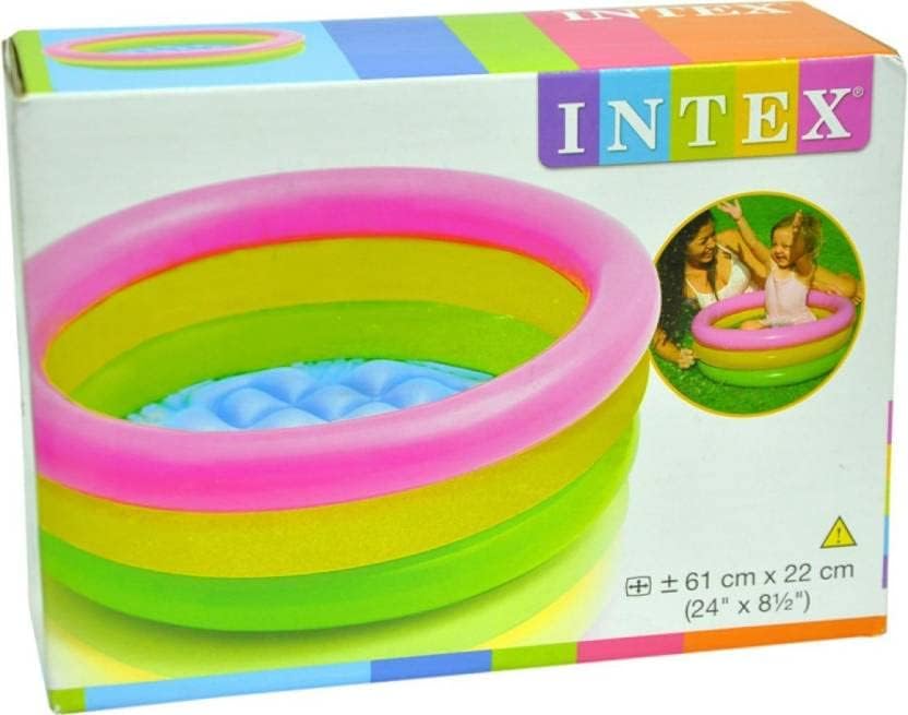 Buy INTEX Water Filling Pool Inflatable Swimming Pool (Multicolor