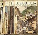  Lotto 21 riviste Le vie d’Italia
