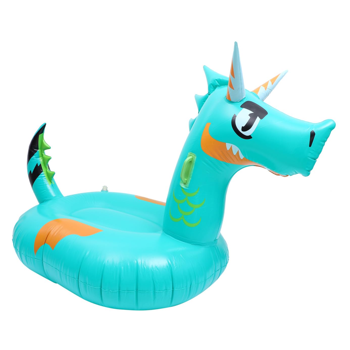 TOYANDONA Tappeto Galleggiante Gonfiabile Forma Di Drago Per Adulti Materia Resistente e Leggera Per Piscine e Relax Estivo