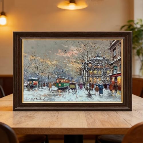 Impression sur toile marché aux fleurs de Paris premium - 6