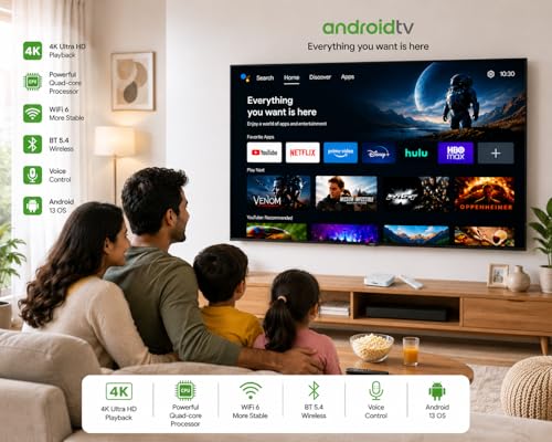 Image of Android Box 4K Ultra HD | Android v10 / v13 | 2GB RAM, 16GB ROM | Dual Band Wi-Fi | Bluetooth Remote | HDMI Smart Streaming Box