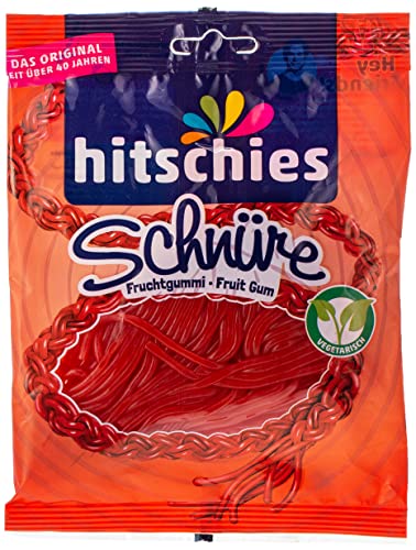 Hitschler Erdbeer Frucht Gummi Schnüre 125 g, 1er Pack (1 x 0.125 kg) Cover