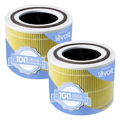 Image of LEVOIT Core 300-P Replacement Filter Air Purifier Pet Allergy, Genuine Core300S-P Filters, Supports HEPA Sleep Mode, High-Efficiency Activated Carbon, Core 300-RF-PA, Yellow, 2 Pack