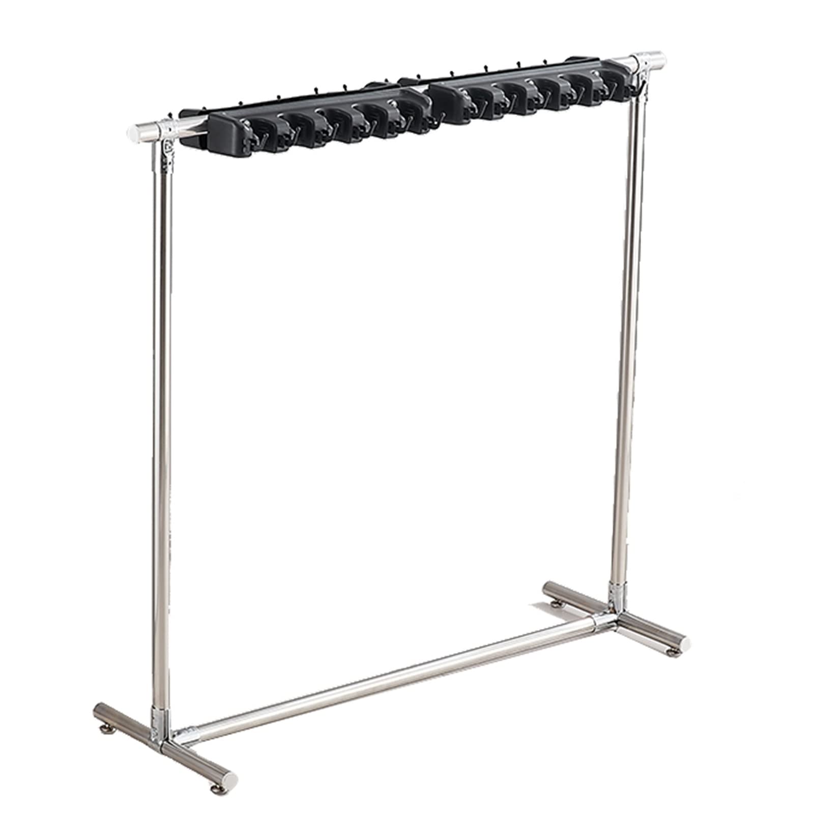 Besenhalterung Wand, Gerätehalter Edelstahl Besen Mop Halter, Besenstielhalter Gartengerätehalter Wand Selbstklebend für Schrank Balkon Badezimme (Size : 20 Shots)