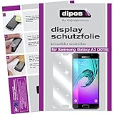 dipos I 2X Schutzfolie klar kompatibel mit Samsung Galaxy A3 (2016) Folie Bildschirmschutzfolie
