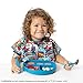 Bumkins Short Sleeve Bib for Girl or Boy, Toddler and Kids for 1-3 Years, Large Size, Essential Must Have for Junior Children, Eating, Mess Saving Soft Fabric Apron for Play, Superman DC Comics