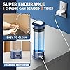 Hydrogen Water Bottle, Hydrogen Water Bottle Generator, 5-Min Electrolysis 1500 PPB Smart Water Ionizer with SPE/PEM Technology, Hydrogen Water Machine for Women Men Office School Bike Running,CA-102C #5
