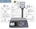 NTEP Certified Price Scale with Pole 60lb Legal for Trade Commercial Price Computing Scale Retail Scales w/LCD Dual Screen Displays for Farmer Meat, Deli, Lb/Oz/Kg