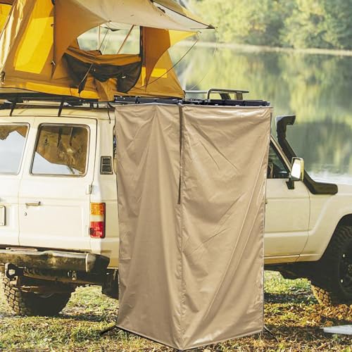 Menolana Carpa Ducha Lateral para Vehículo, Vestidor y Cambio, Tienda para Acampar, Viajes en Carretera miniatura 5