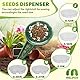 Milifox 7 Kit Transplanting Dispenser,Saatgutspendern,Handheld Saatgut Pflanzer,Praktisches Mini Aussaatgerät für den Anbau von Gemüse und Blumen für Gewächshäuser,Gärten,Rasenflächen und Ackerland