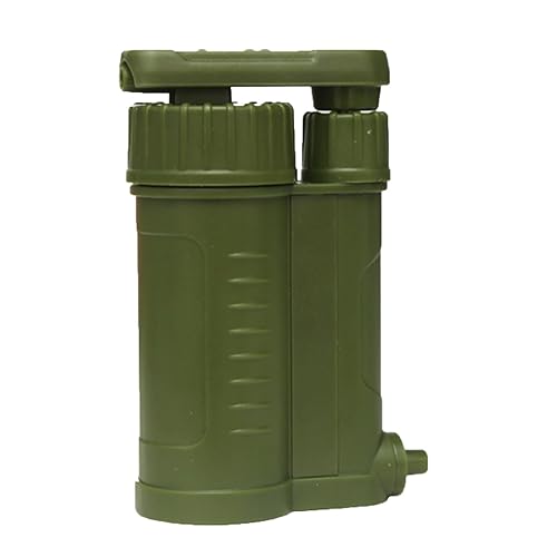 Miniatura 7 de Purificador de agua portátil para exteriores  Filtro de bomba de campamento, dispositivo de bebida  Sistema de filtración directa con alta