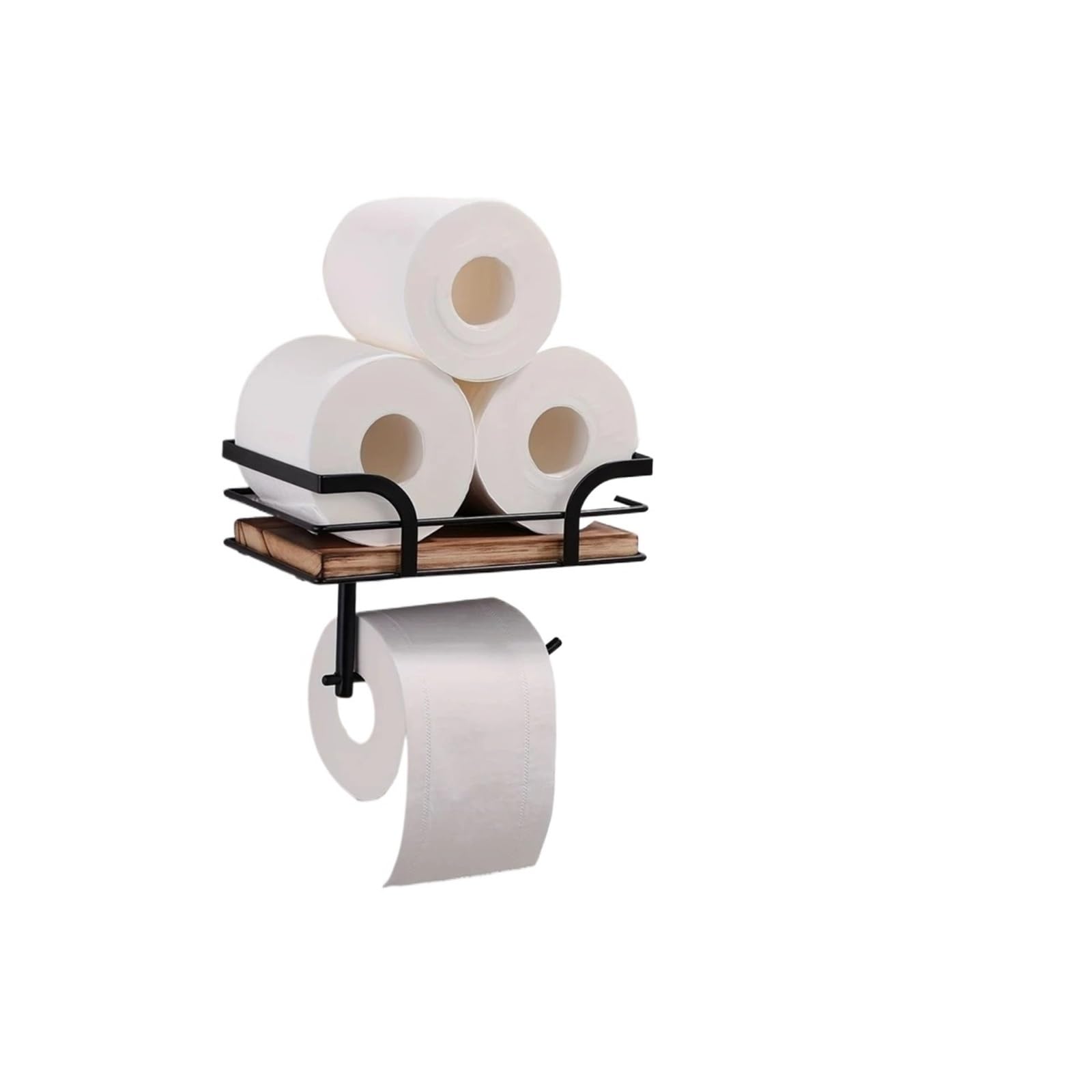 Tissue Paper Holder Wall Mounted Wall Mounted Tissue Holder With Storage Rack Space Saving Bathroom