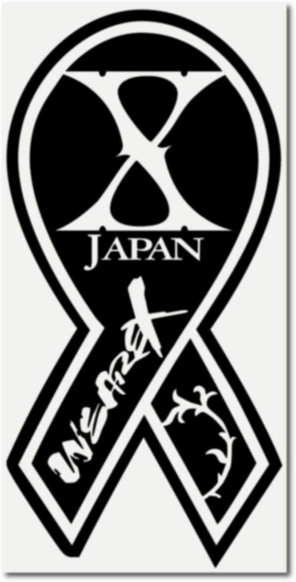 絵柄だけ残る ステッカー 低価格 リボン M 031b X 黒